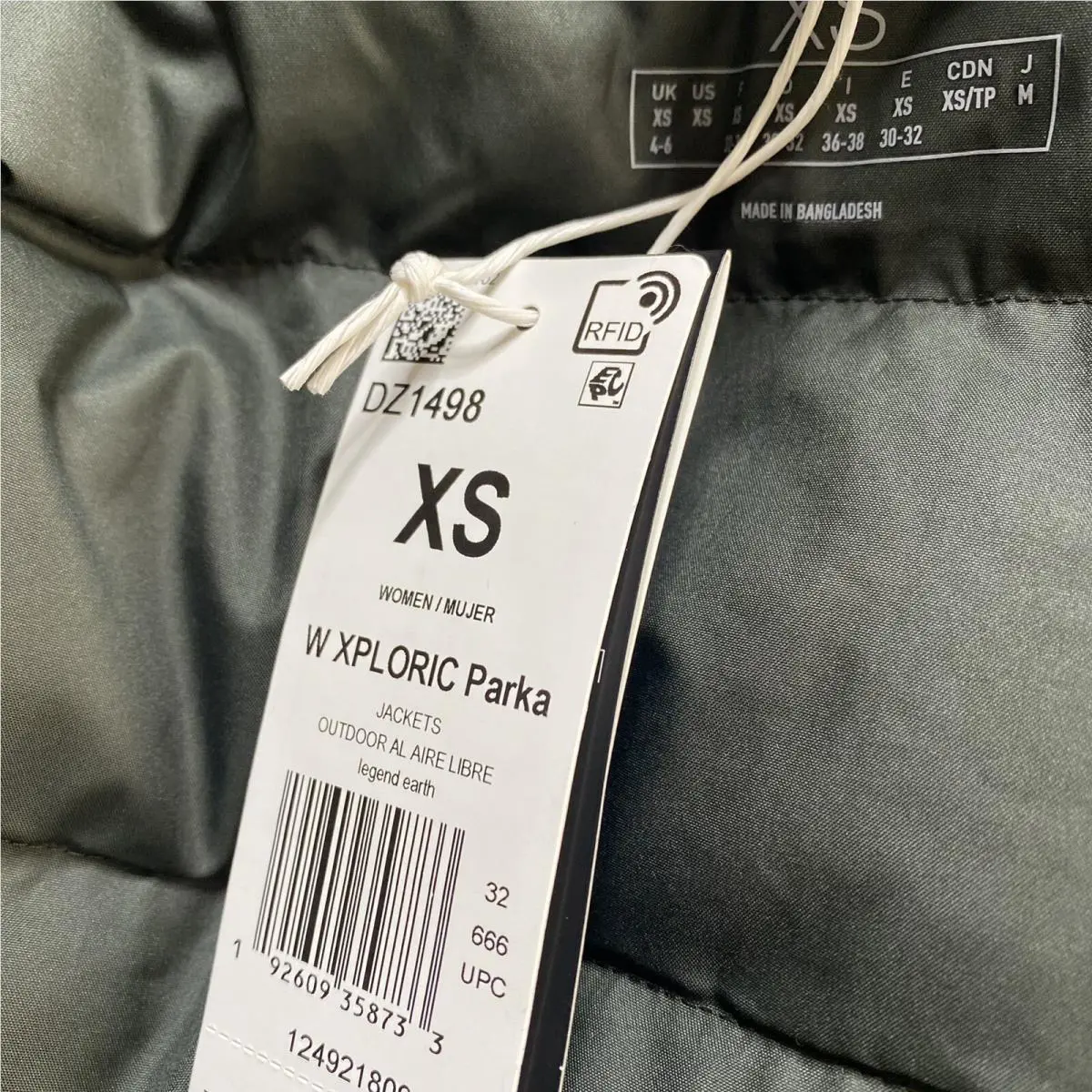 Adidas clothing - Olive (UPC: 192609358702) 8