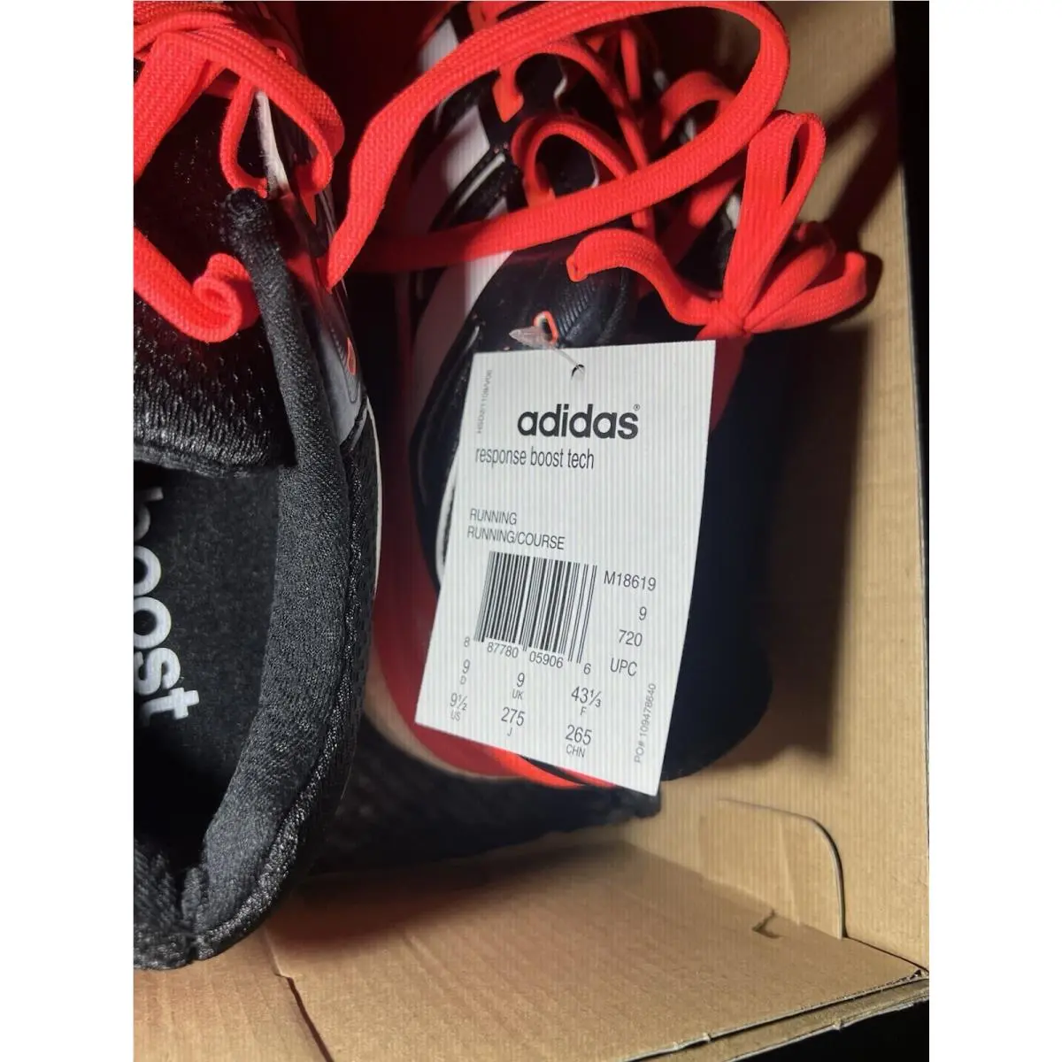 Adidas shoes - adidas Response Boost - Response Boost - M18619 - Orange 2