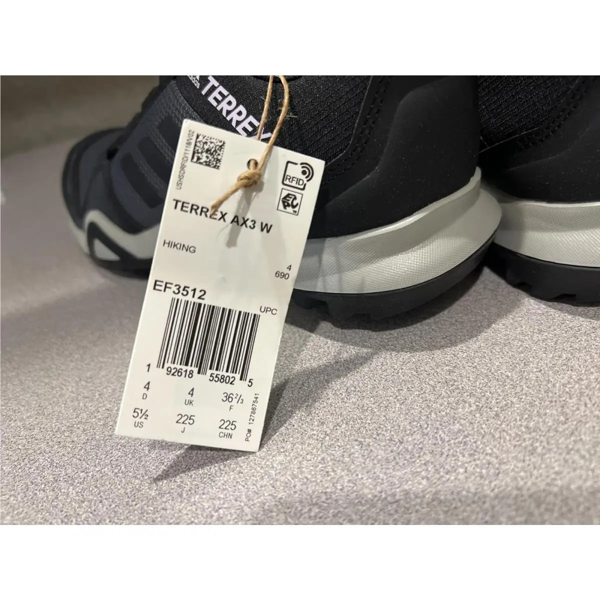 Adidas shoes - adidas TERREX AX3 - TERREX - Ef3512 - Gray (UPC: 192618558025) 4