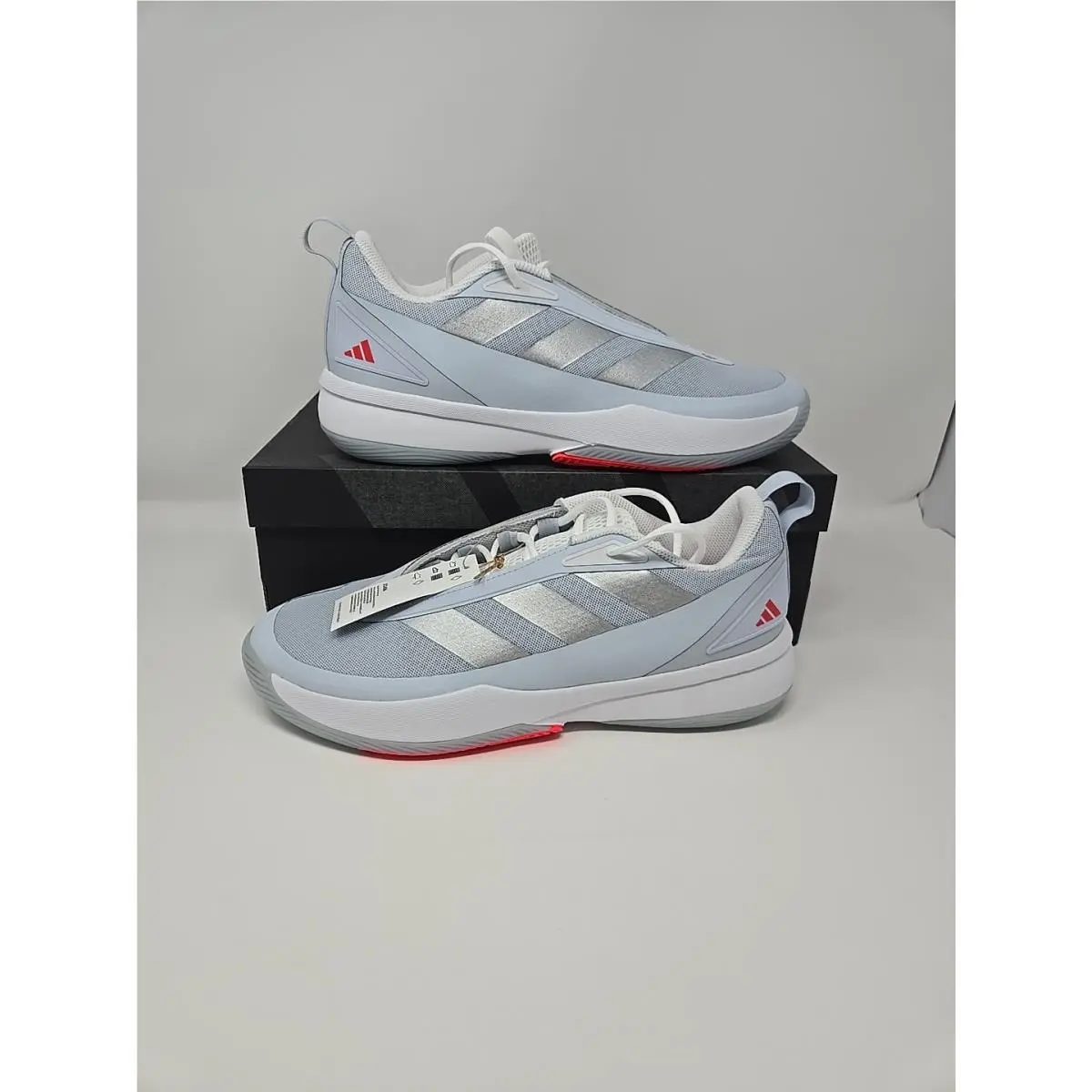 Men Adidas Subzone Basketball Shoes Sneakers Size 10.5 Blue Silver White JI3496