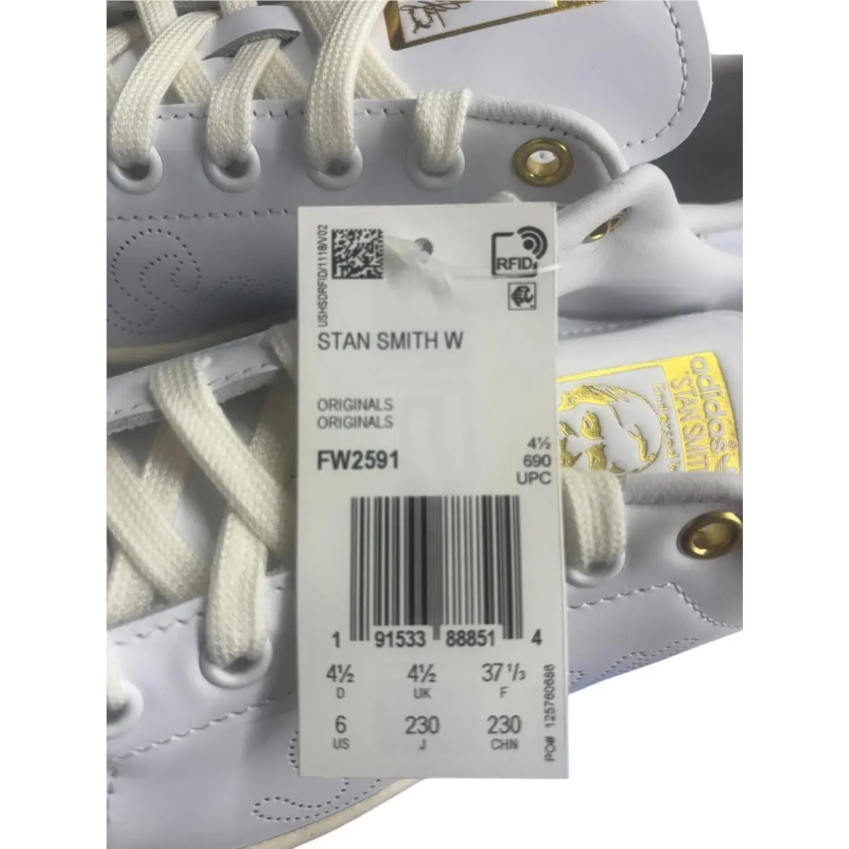 Adidas shoes - Stan Smith - Stan Smith - FW2591 - White/Off-white (UPC: 191533888514) 0