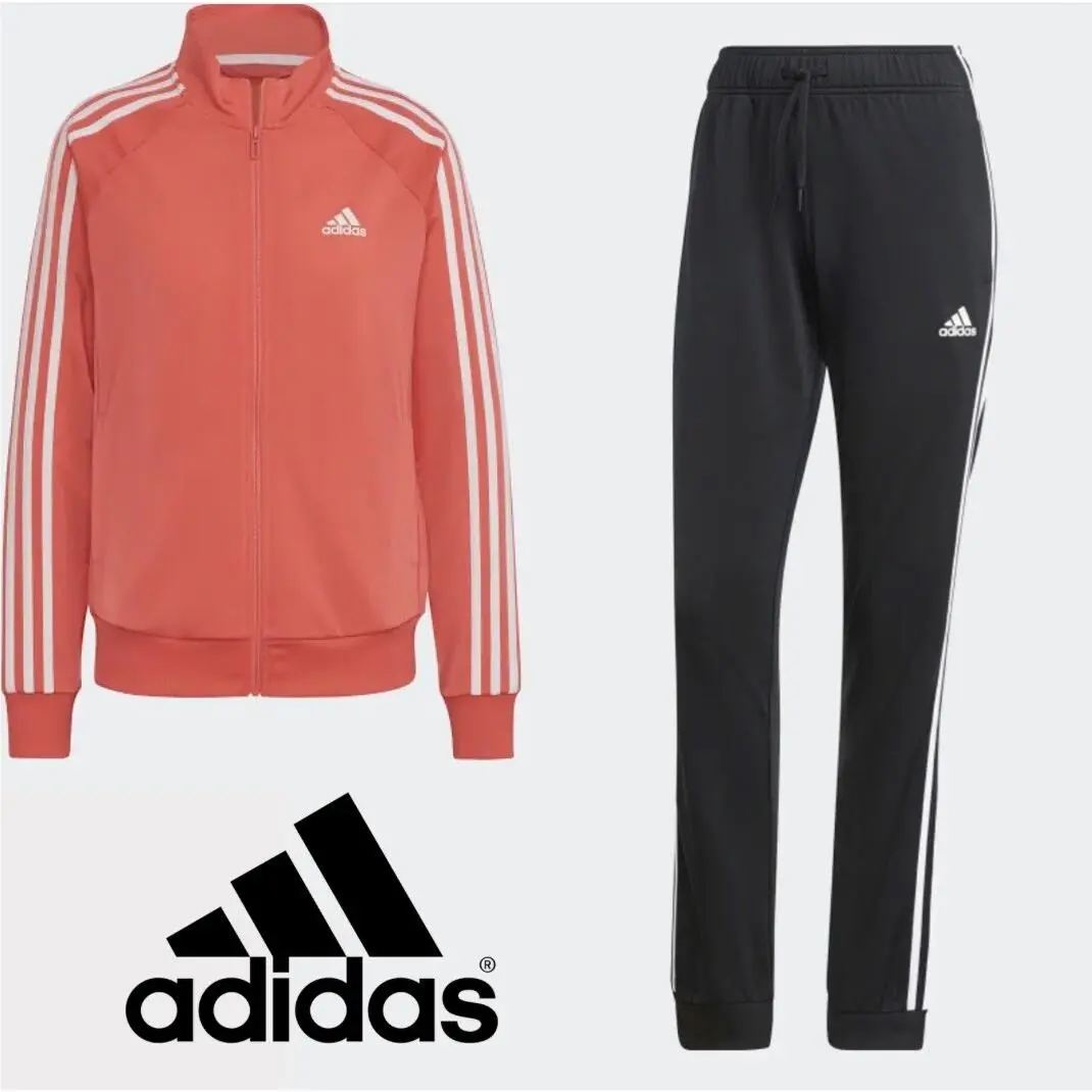 Adidas Women`s Small Tracksuit Pink/black Athletic Wear Casual Comfort Travel