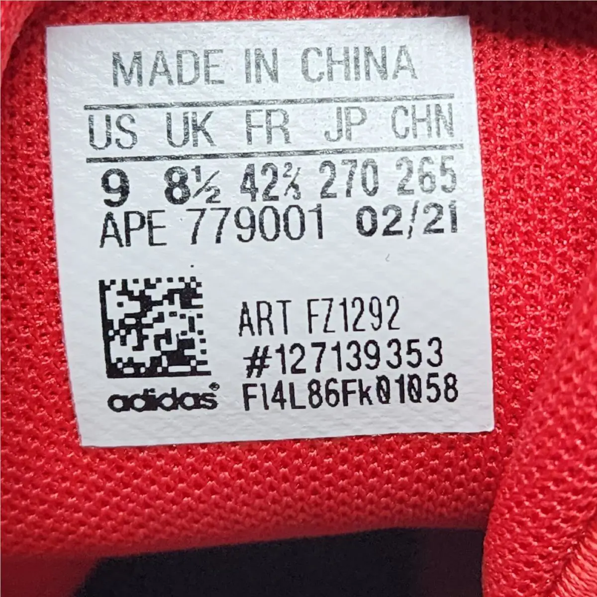 Adidas shoes - adidas Harden Vol. 5 - Harden - FZ1292 - Red 7