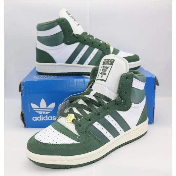 Adidas Women`s Top Ten RB W Green Shoes Size 6 Usa - HP9549 White / Green Oxide