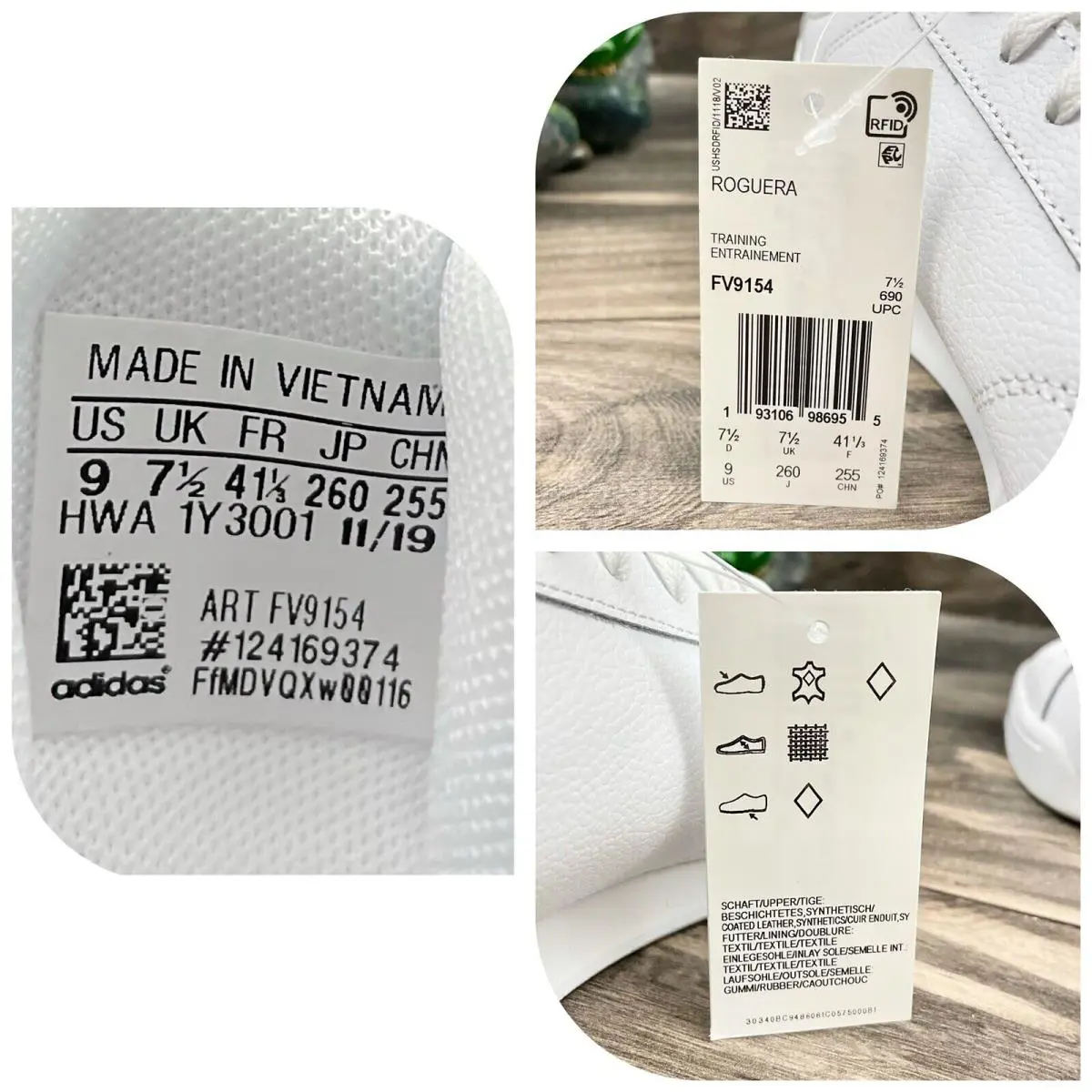 Adidas shoes - adidas roguera - roguera - FV9154 - White 7