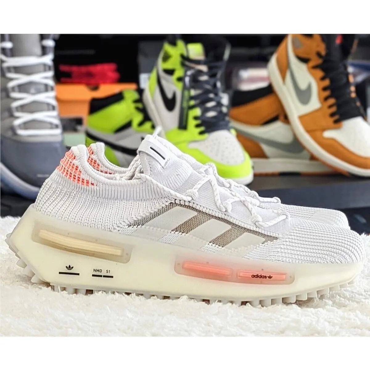 Adidas shoes - adidas NMD S1 - NMD - HQ4465 - White 2