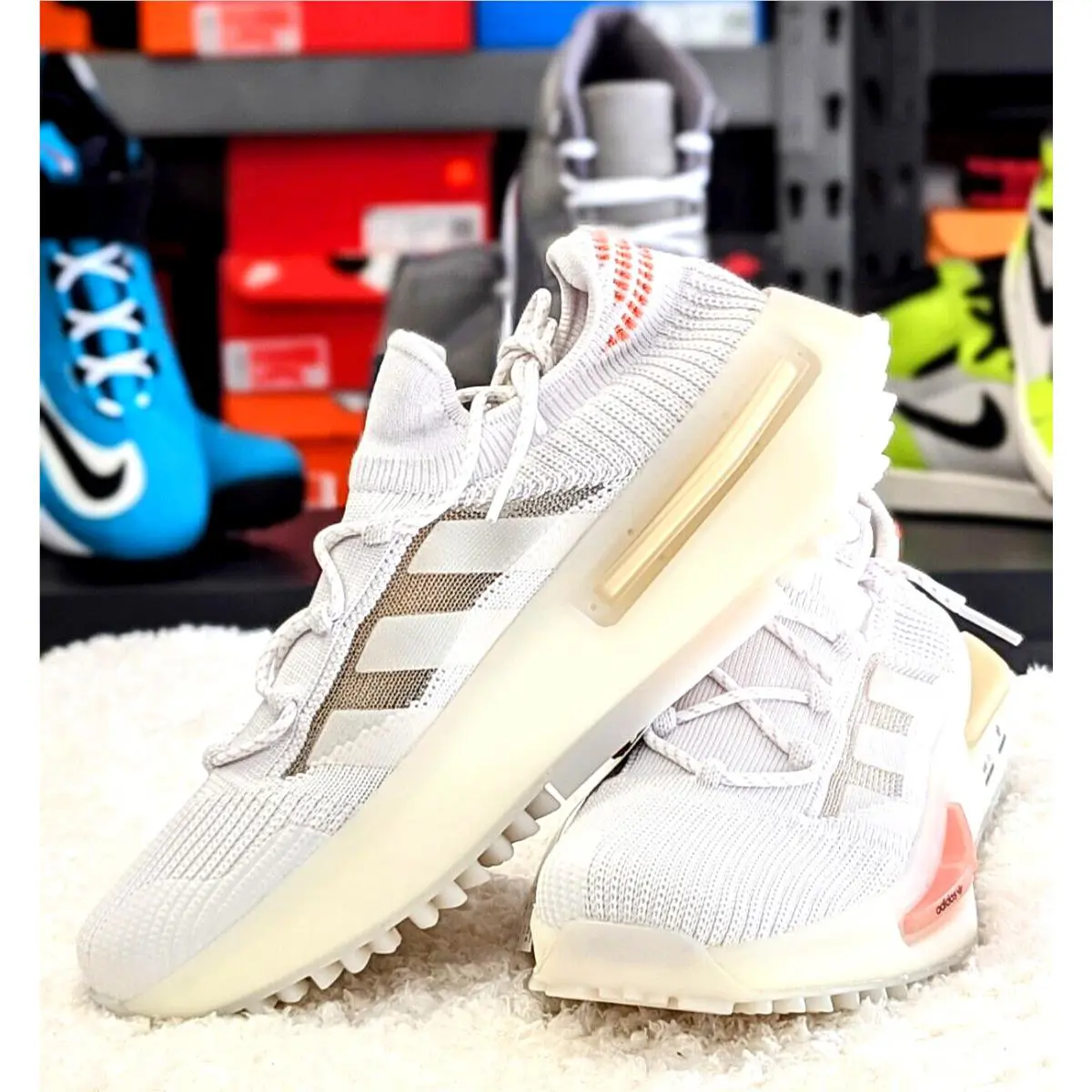 Adidas shoes - adidas NMD S1 - NMD - HQ4465 - White 3