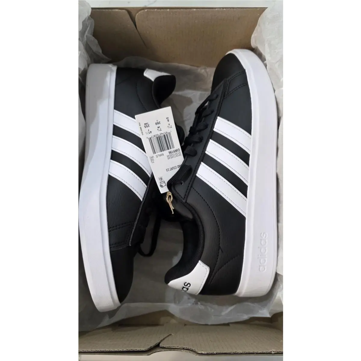 Adidas shoes - adidas Grand Court - Grand Court - GW9196 - Black (UPC: 195740028732) 9