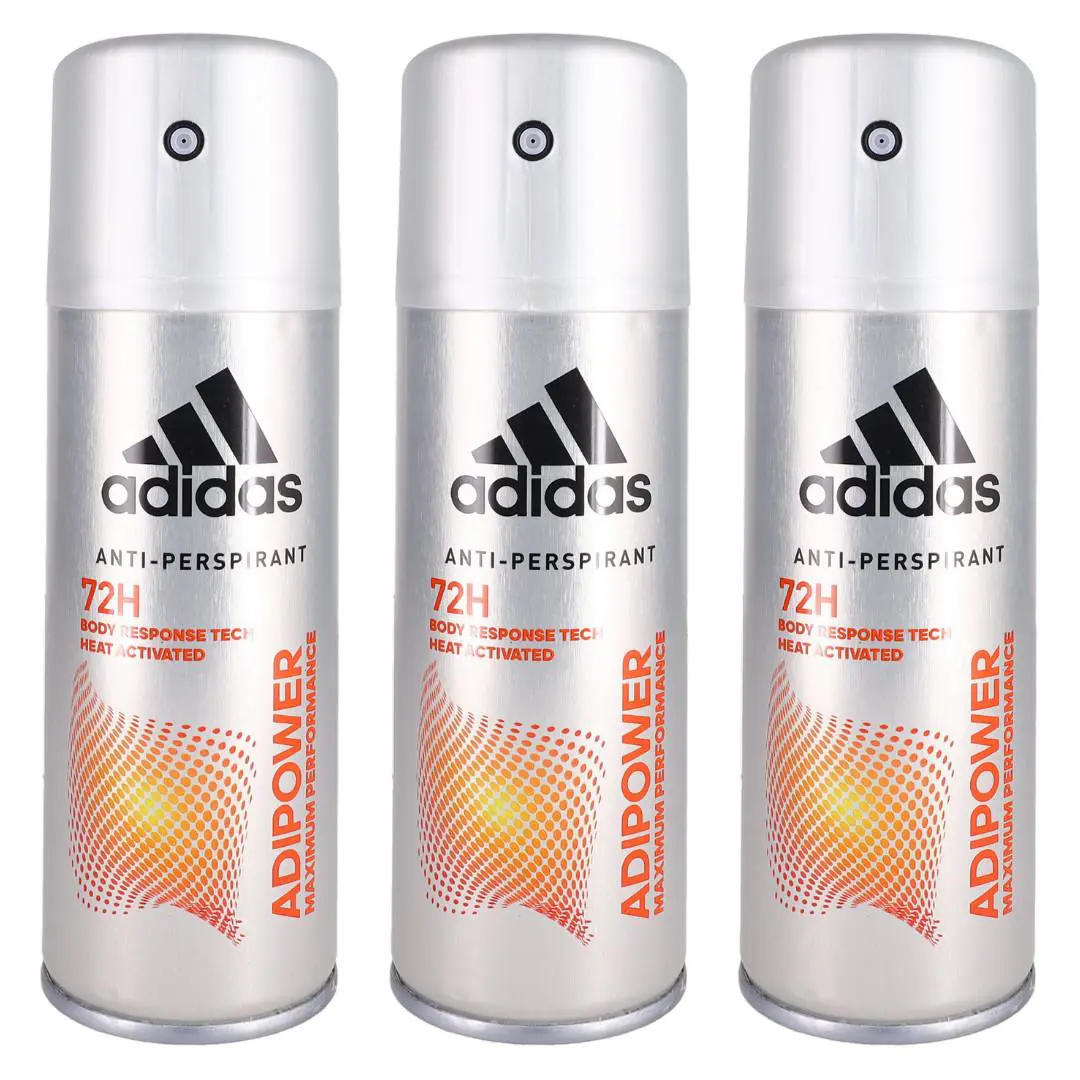 Adipower by Adidas For Men 3 Pack of Anti-perspirant Spray 15oz 3x5.0oz