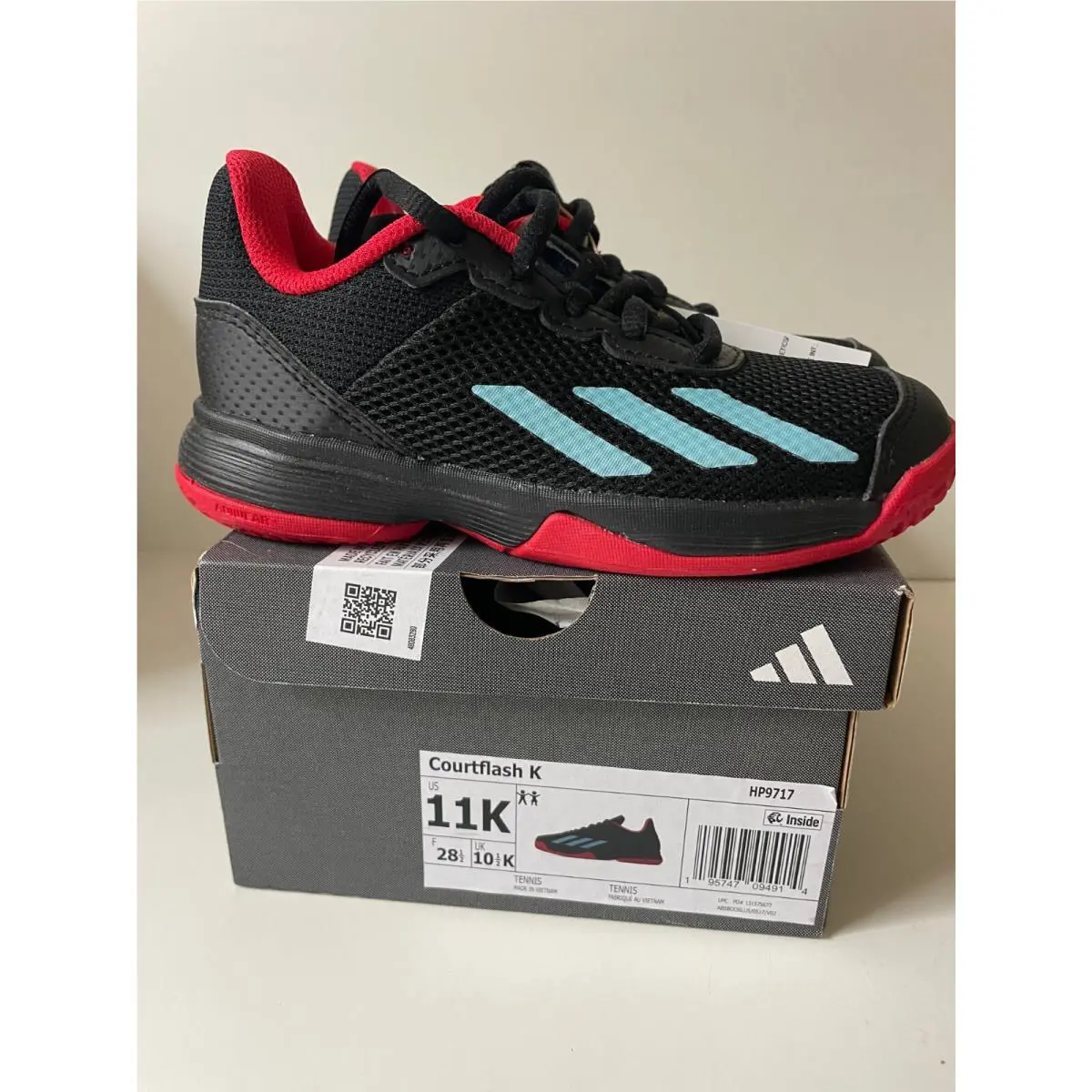 Adidas shoes - Courtflash - Courtflash - HP9717 - Black 7
