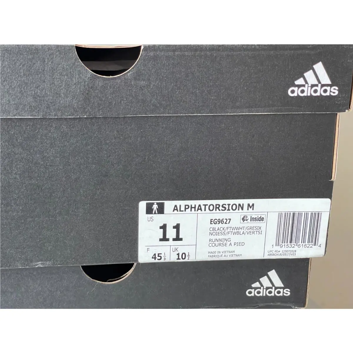 Adidas shoes - adidas Alphatorsion - Alphatorsion - EG9627 - Black/White (UPC: 191532616224) 10