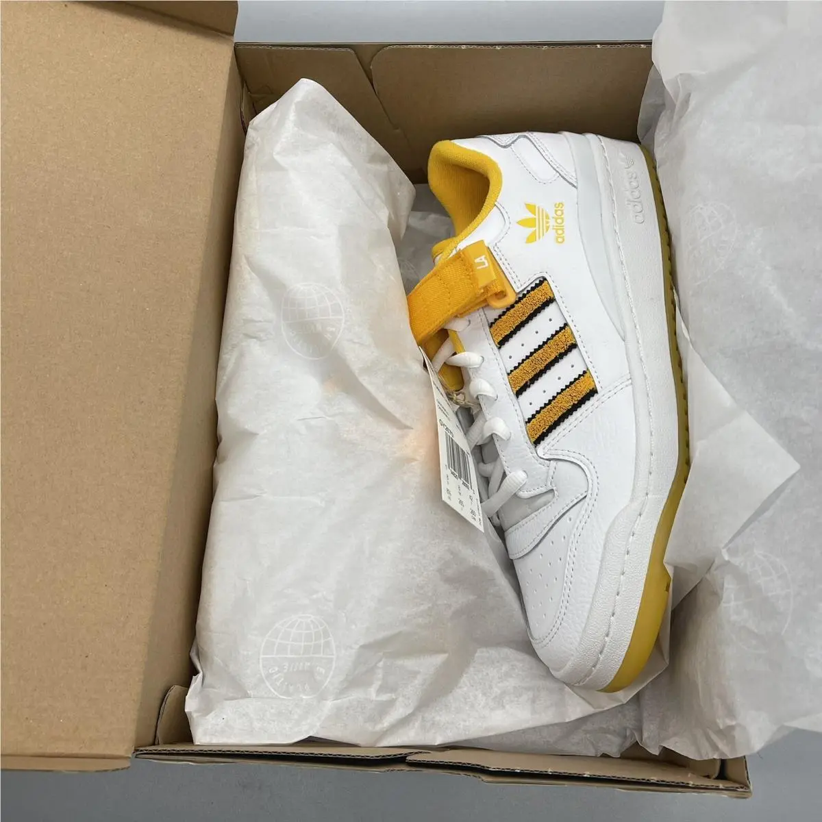 Adidas shoes - Adidas Originals Forum - Originals Forum - GY2670 - Cloud White/Yellow (UPC: 0194820280923) 9