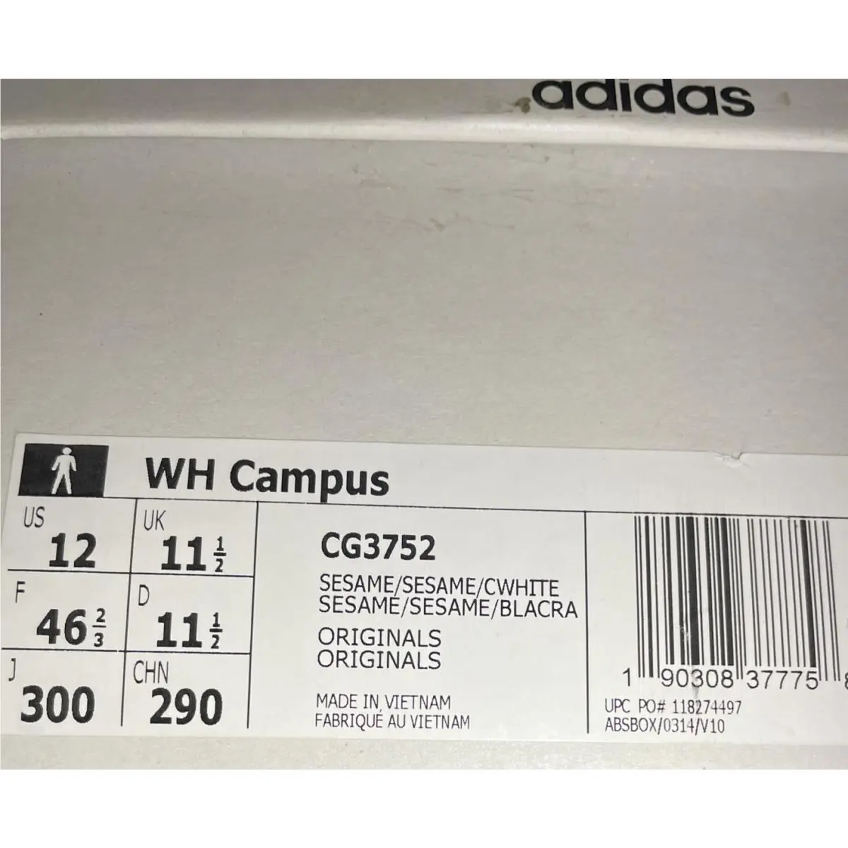 Adidas shoes - adidas Campus - Campus - CG3752 - Gray (UPC: 0190308377697) 9