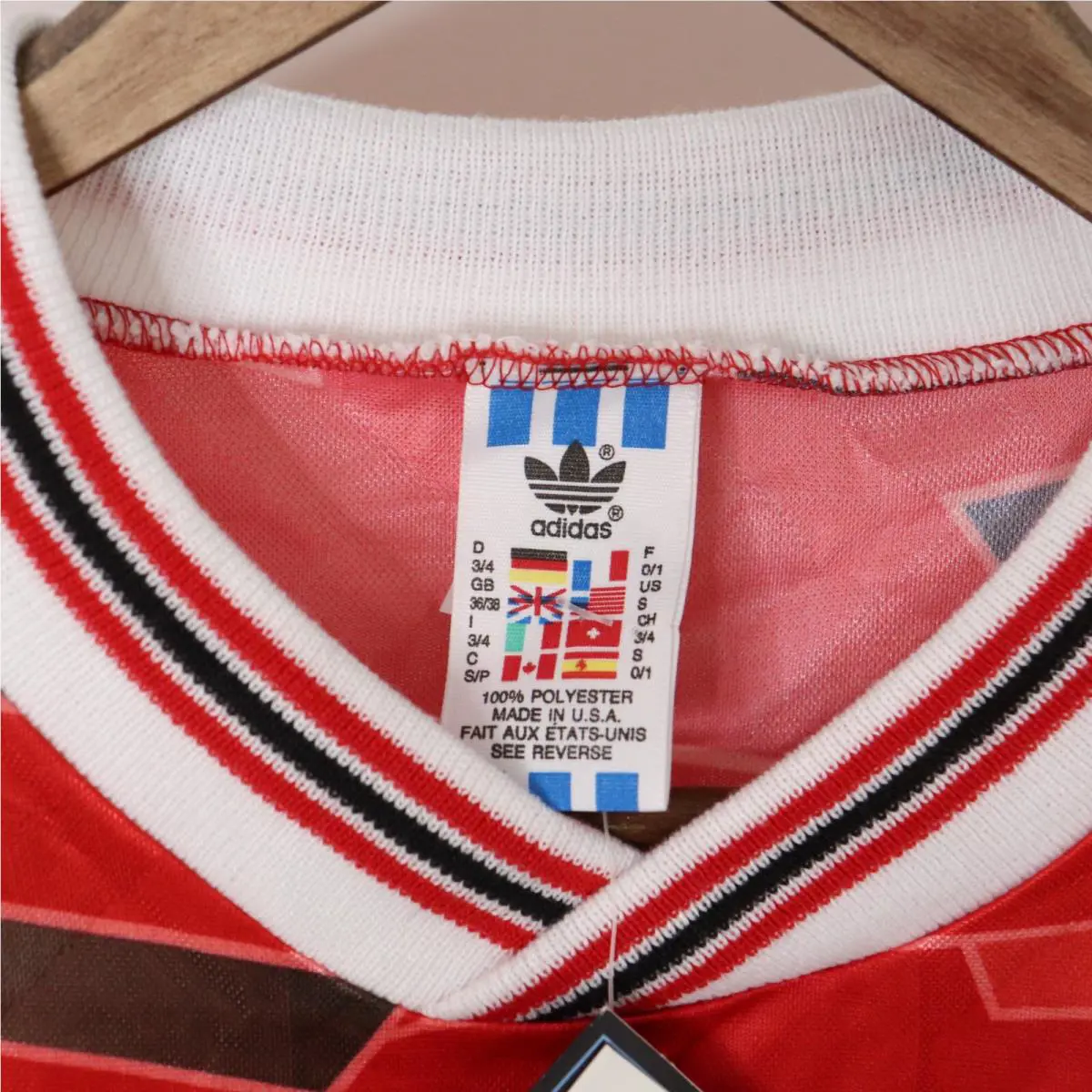 Adidas clothing - Adidas Classic 3 Stripe - Classic Stripe - Red 3