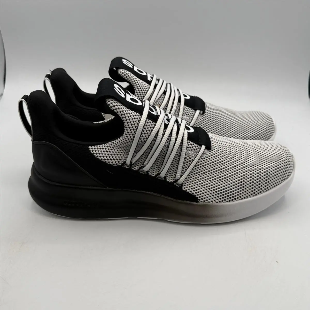 Adidas Lite Racer Adapt 7.0 Shoes Mens Size 10 White Black Lifestyle IE6330