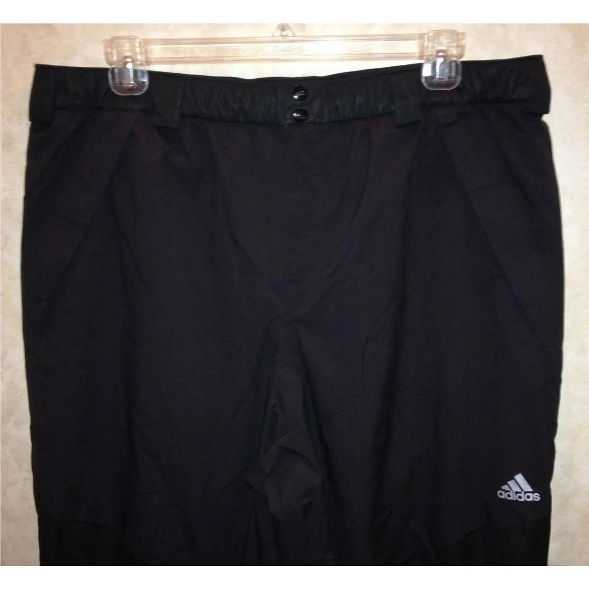 Adidas clothing - ADIDAS ClimaProof Storm 2 Layer Waterproof Golf Pants - O33609 - Black (UPC: 885590744066) 2