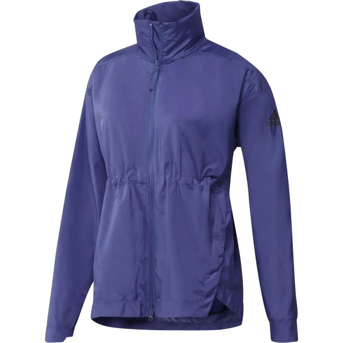 Adidas Women`s S Urban Wind Ready Purple Small FZ Jacket Hooded Windbreaker