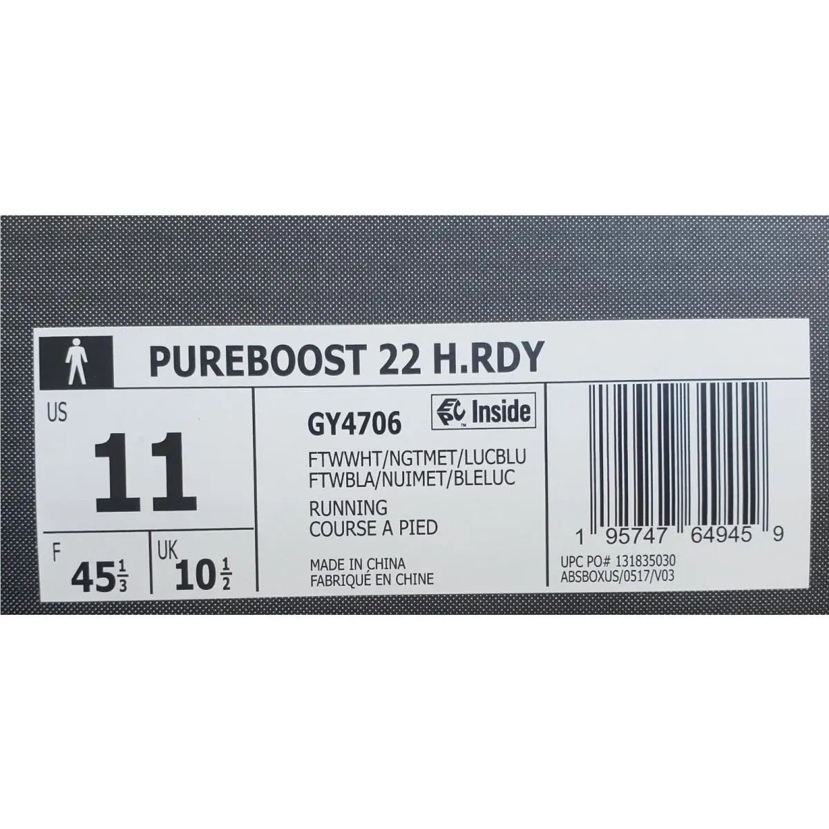 Adidas shoes - Adidas Pureboost 22 - Pureboost - GY4706 - White (UPC: 0195747653098) 5