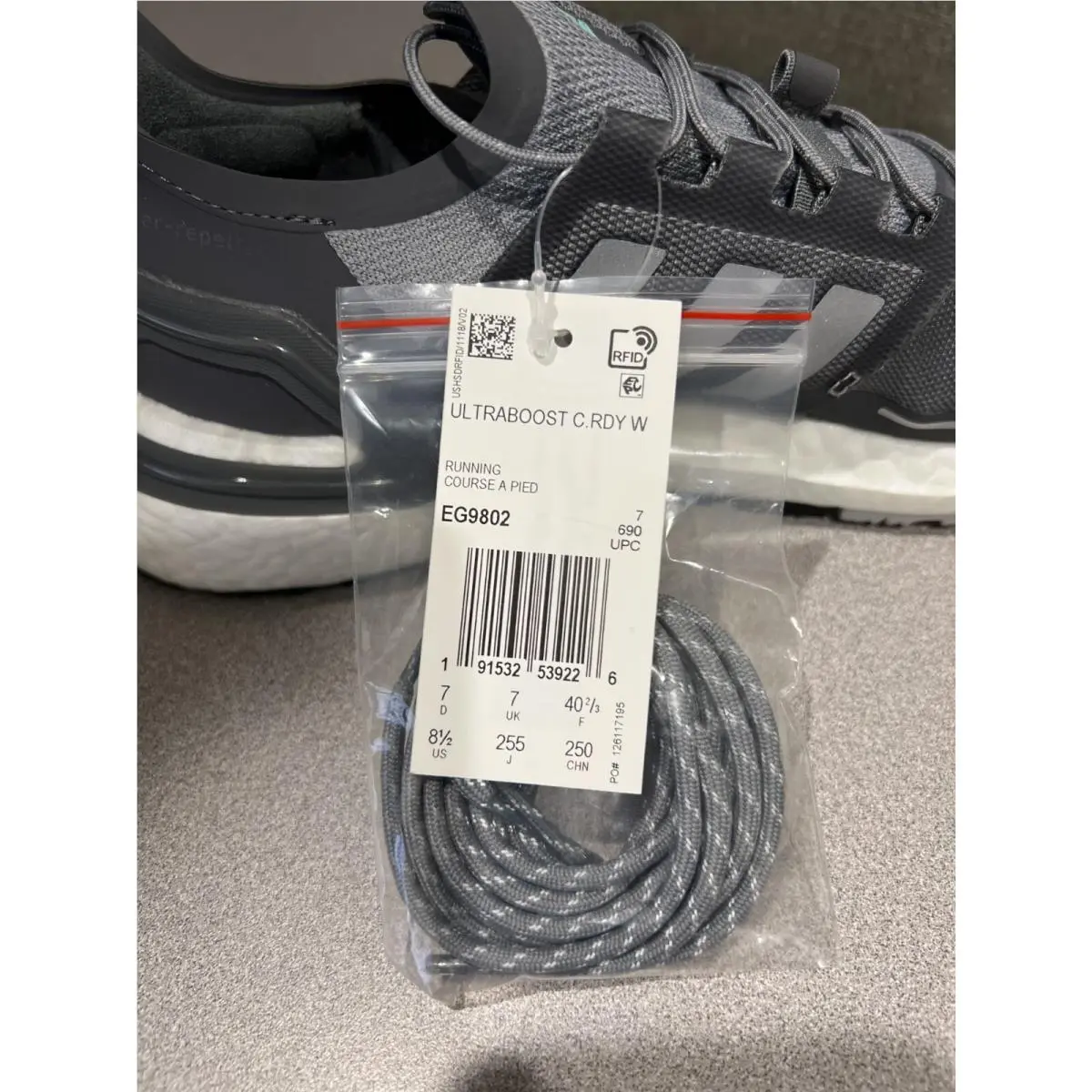 Adidas shoes - adidas UltraBoost C.Rdy - UltraBoost - Eg9802 - Gray 1