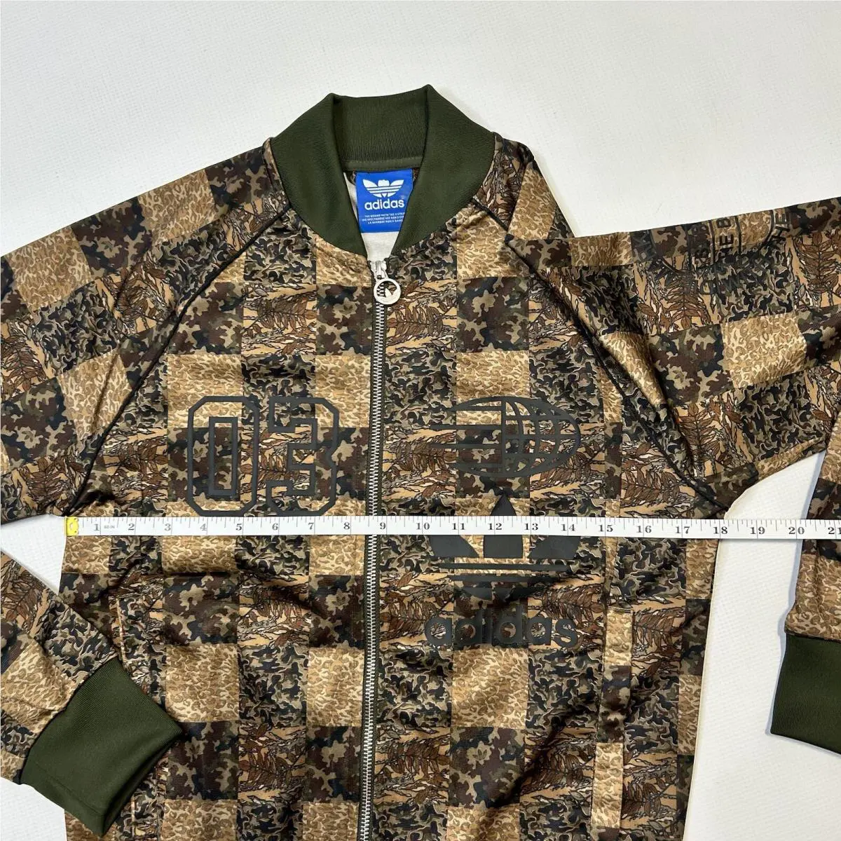 Adidas clothing - adidas Superstar Logo Check Track Top - S18589 - Multi-Color (UPC: 4055013053419) 11