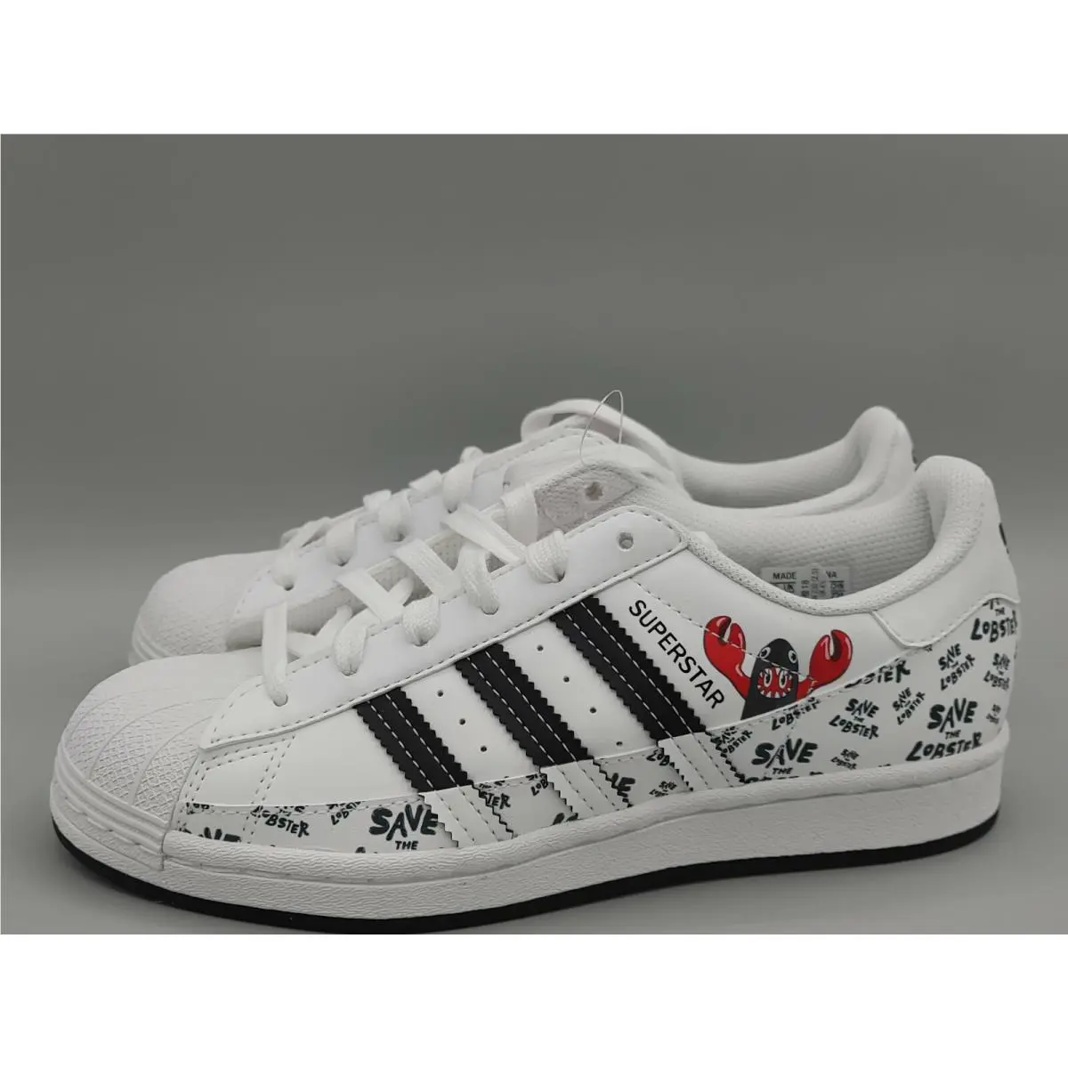 Adidas shoes - Adidas Superstar Originals x Philip Colbert ‘Save The Lobster’ - GX7996 - White, Black, Red (UPC: 194825579602) 0