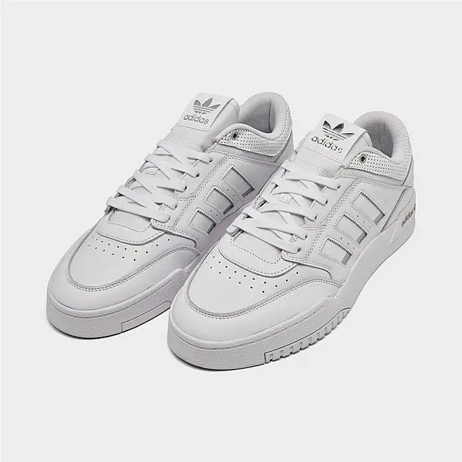 Adidas Originals Drop Step Low Mens Basketball Shoes FZ5988 White 11.5