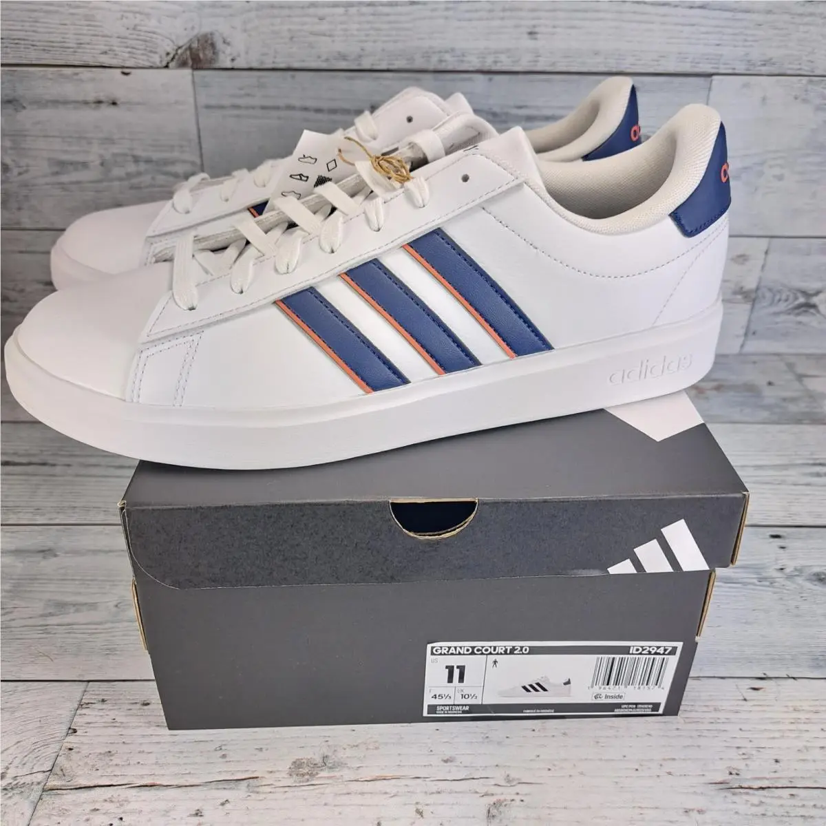 Adidas shoes - adidas Grand Court - Grand Court - GW9195 - White (UPC: 195739845258) 7