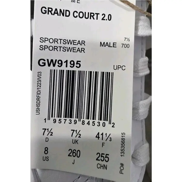 Adidas shoes - adidas Grand Court - Grand Court - GW9195 - White (UPC: 195739845302) 7