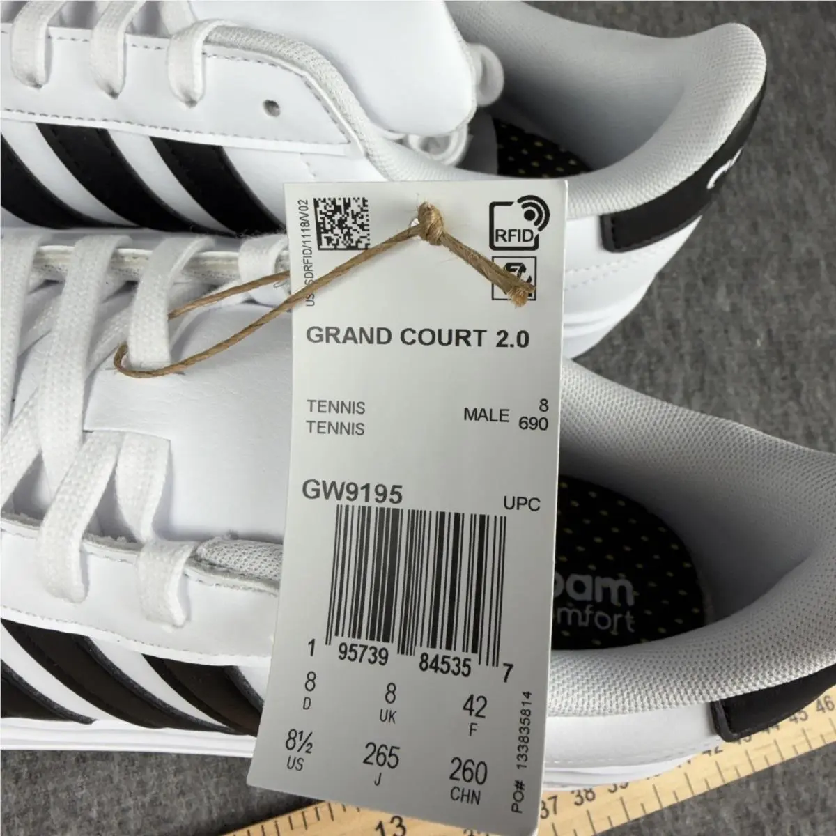 Adidas shoes - adidas Grand Court 2.0 - Grand Court - GW9195 - White 12