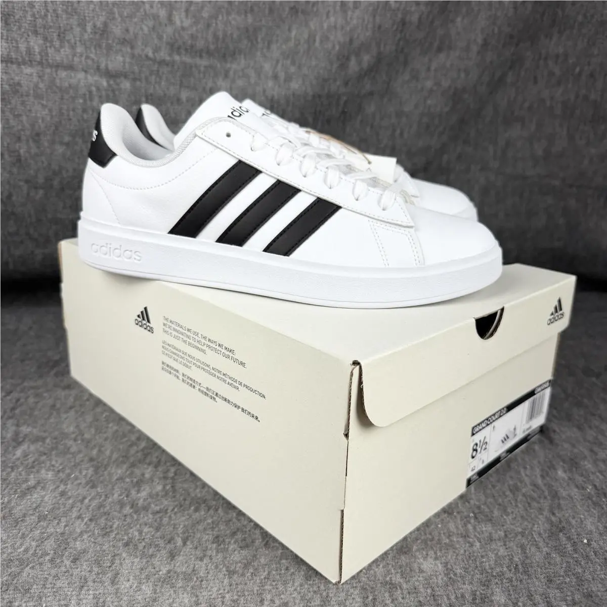 Adidas shoes - adidas Grand Court 2.0 - Grand Court - GW9195 - White 1