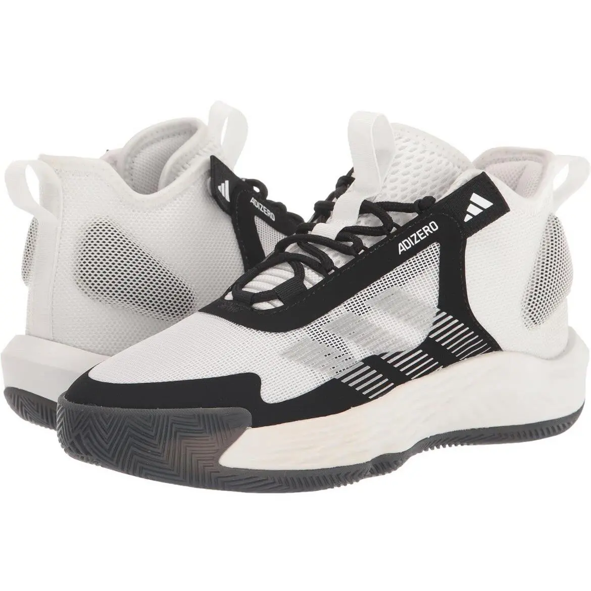 Adidas Men’s Adizero Select Team Basketball Shoes Sneakers White Black Size 11.5