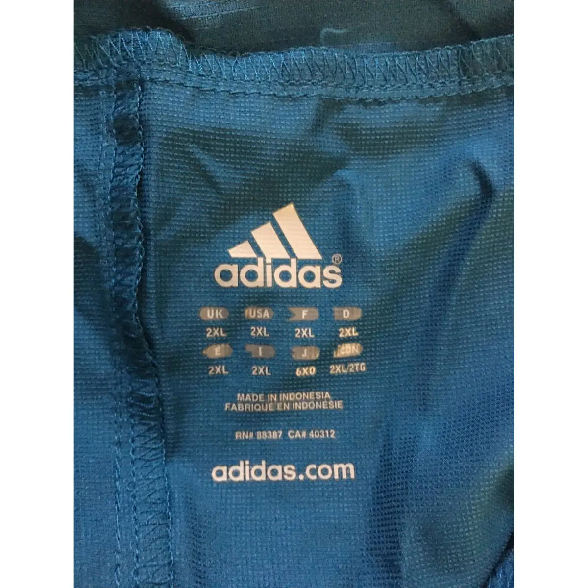 Adidas clothing - Blue 3