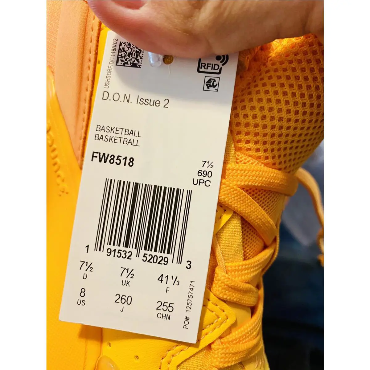 Adidas shoes - Adidas D.O.N Issue 2 Crayola Pack - FW8518 - Yellow-Black, Manufacturer: Solar Gold-Core Black 9