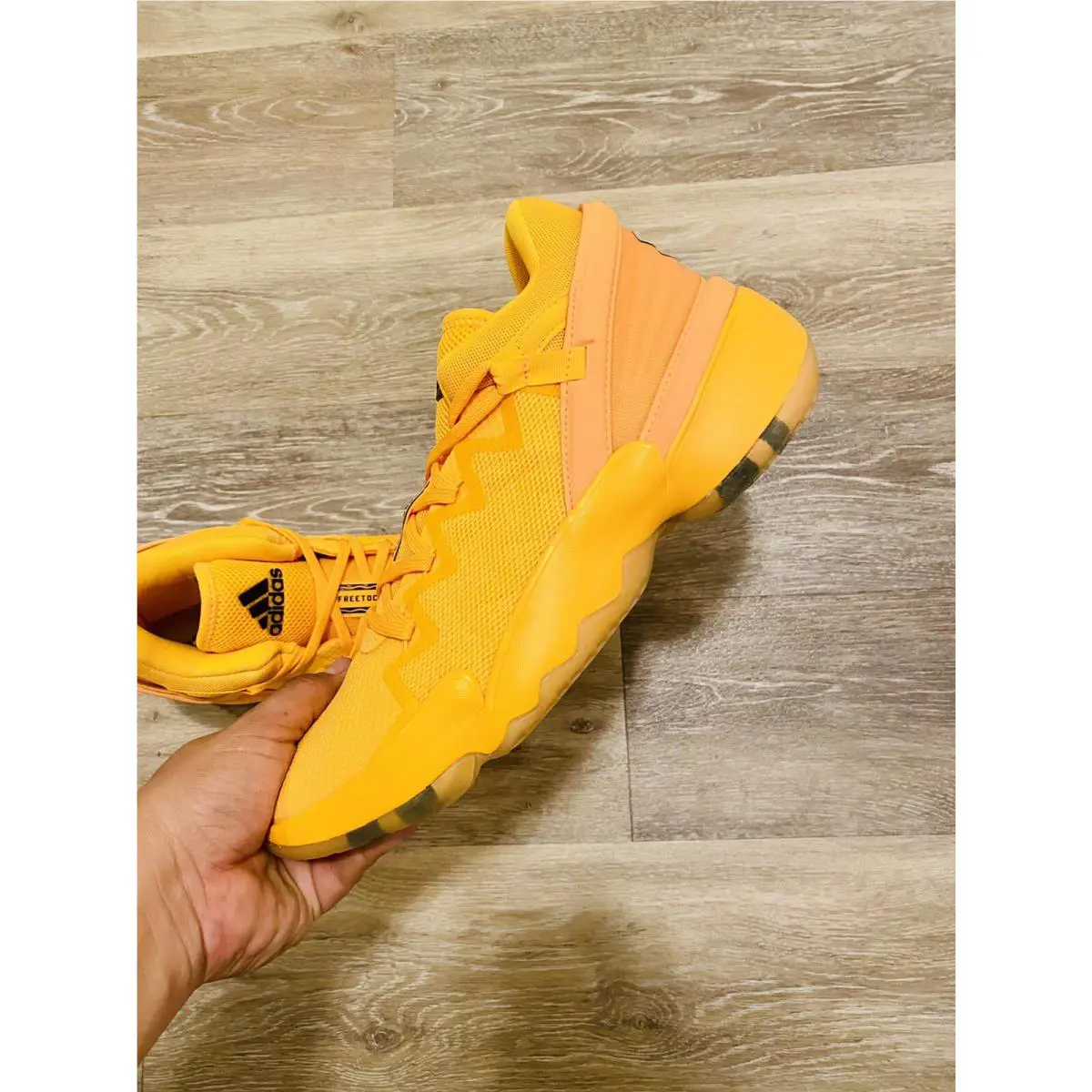 Adidas shoes - Adidas D.O.N Issue 2 Crayola Pack - FW8518 - Yellow-Black, Manufacturer: Solar Gold-Core Black 3