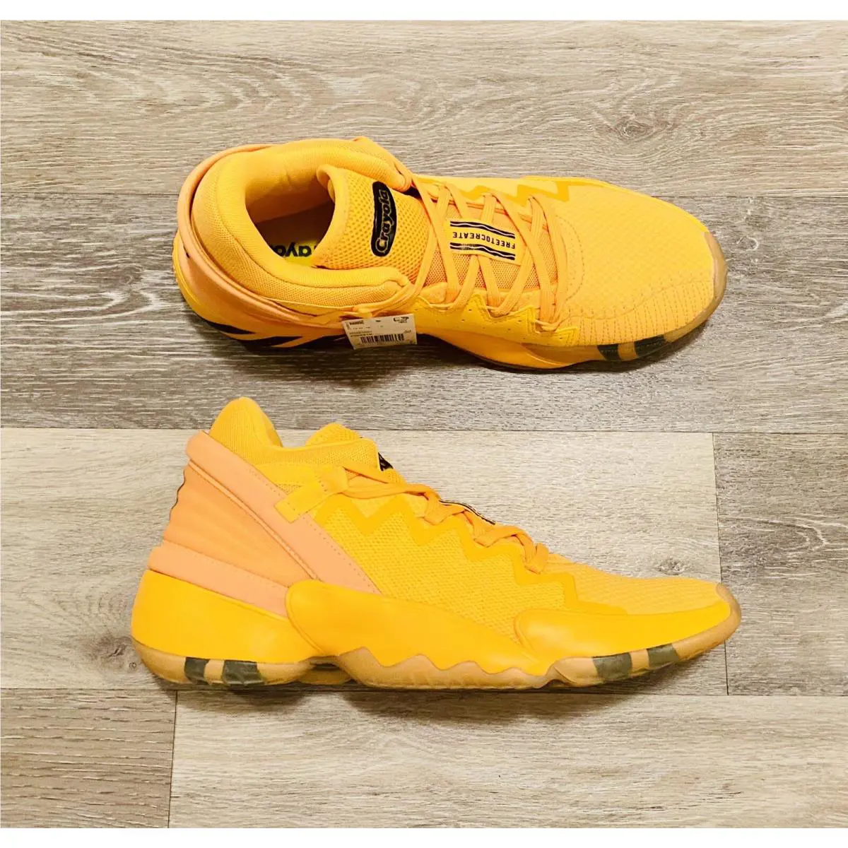 Adidas shoes - Adidas D.O.N Issue 2 Crayola Pack - FW8518 - Yellow-Black, Manufacturer: Solar Gold-Core Black 5