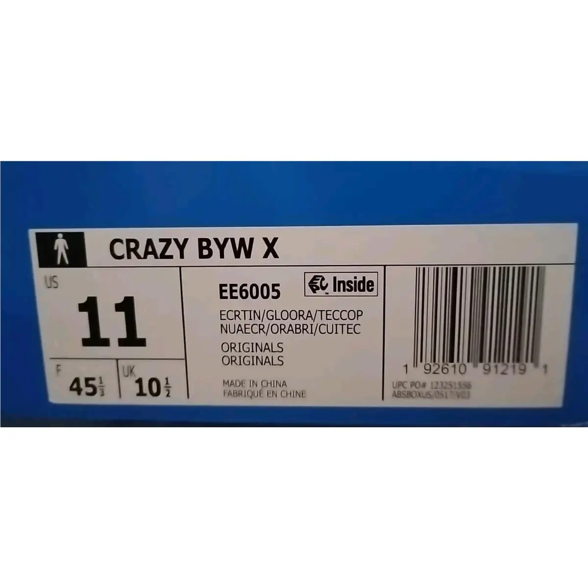 Adidas shoes - adidas Crazy BYW - Crazy BYW - EE6005 - Multicolor 6