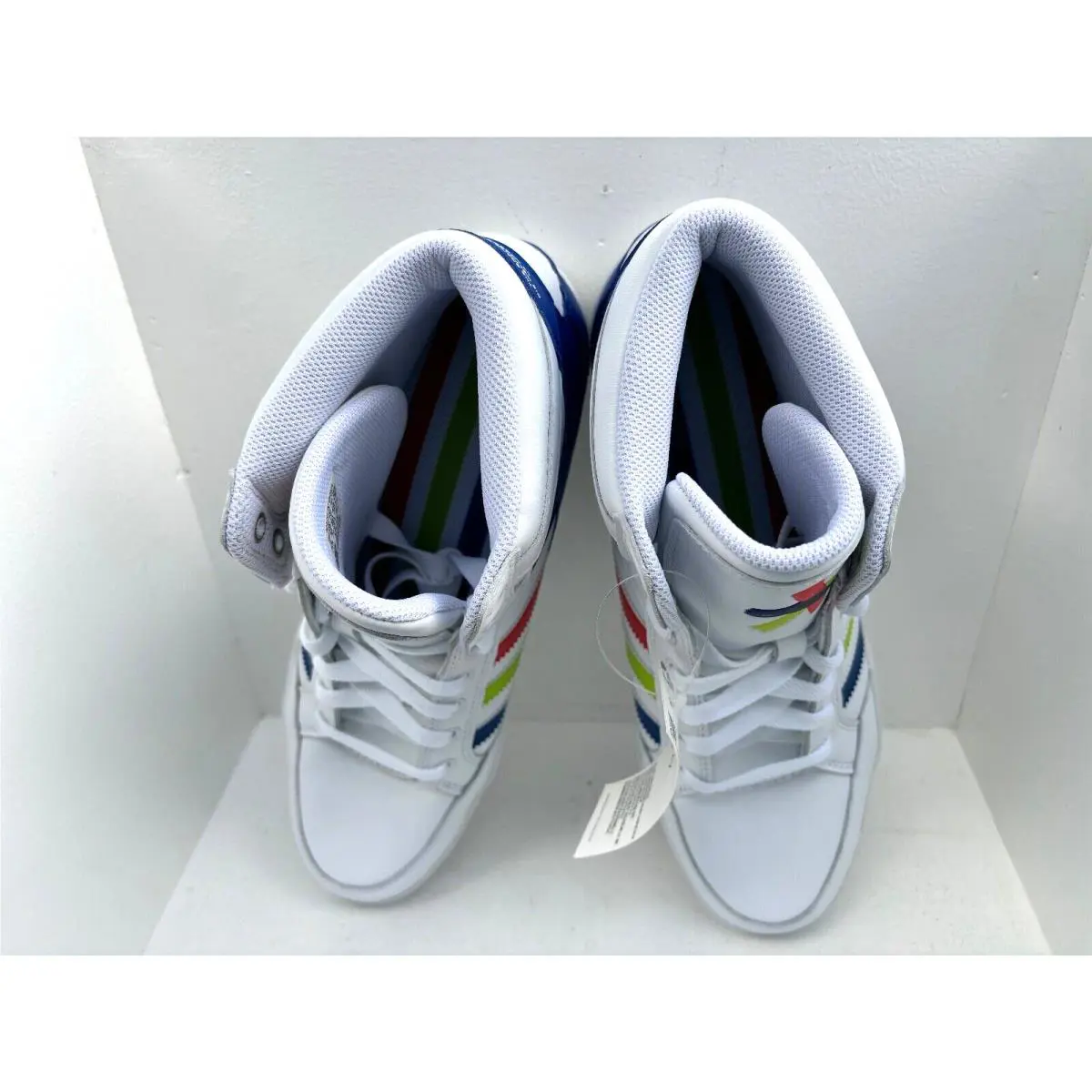Adidas shoes - HARD COURT HI - HARD COURT - FV5326 - WHITE/ROYAL BLUE/RED, Manufacturer: multicolor 9