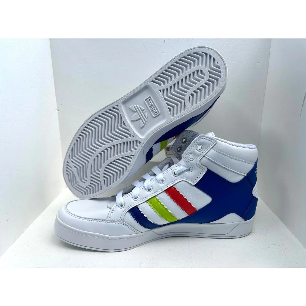 Adidas shoes - HARD COURT HI - HARD COURT - FV5326 - WHITE/ROYAL BLUE/RED, Manufacturer: multicolor 4
