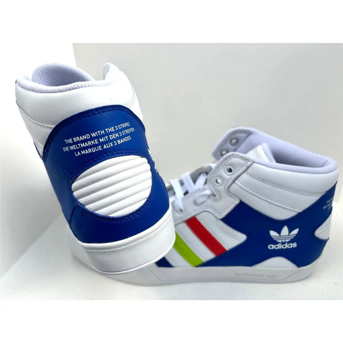 Adidas shoes - HARD COURT HI - HARD COURT - FV5326 - WHITE/ROYAL BLUE/RED, Manufacturer: multicolor 6