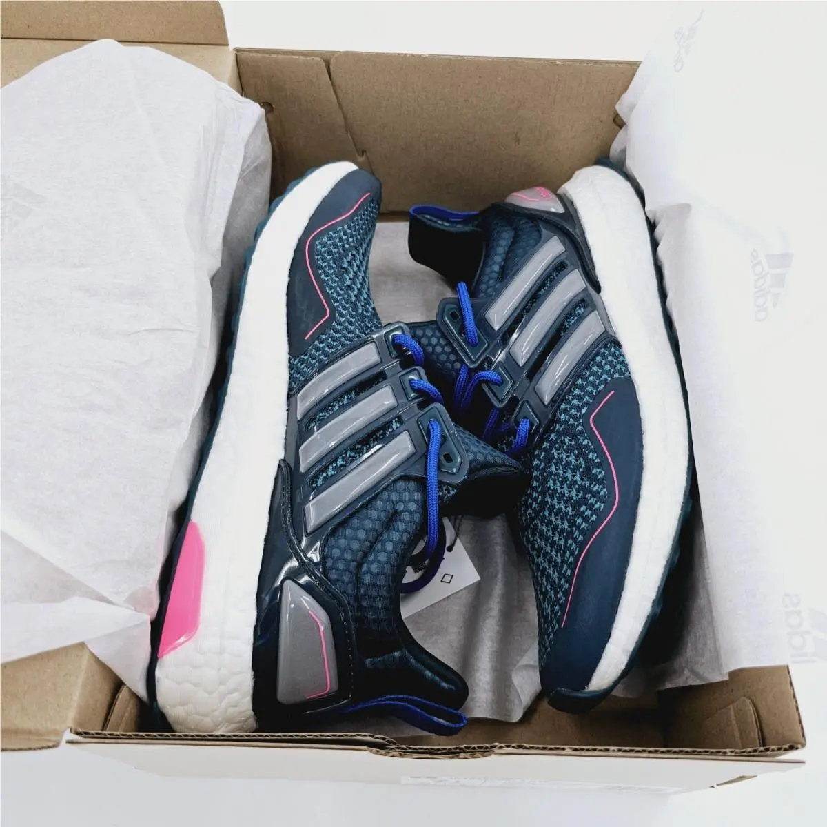 Adidas shoes - adidas UltraBoost 1.0 - UltraBoost - ID9633 - Arctic Night/Lucid Pink (UPC: 196465798627) 12