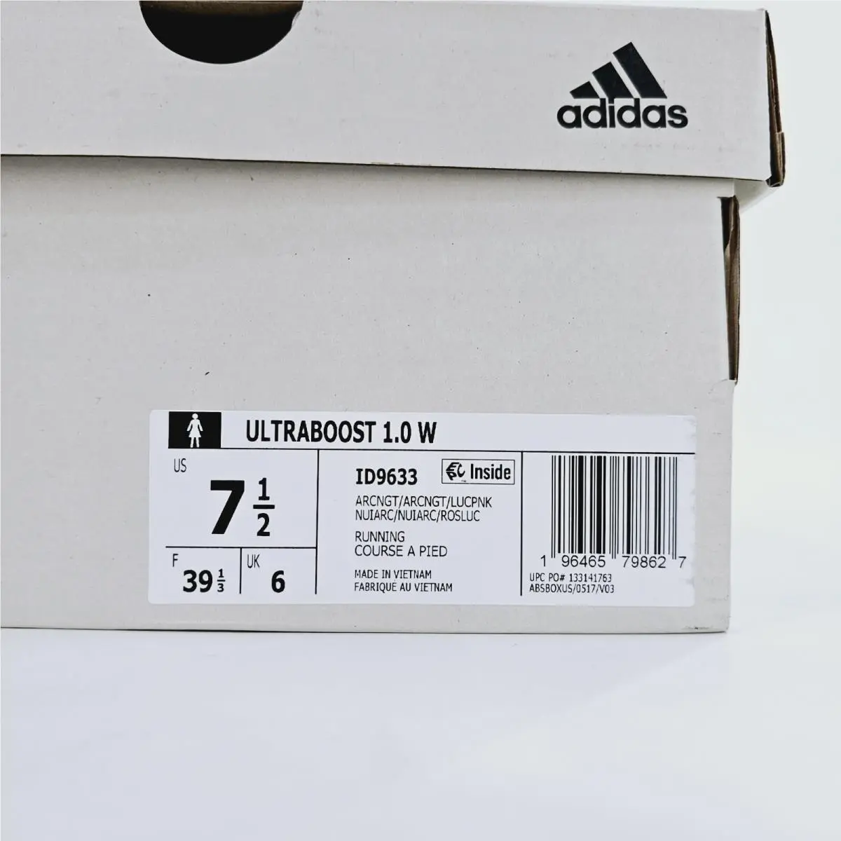 Adidas shoes - adidas UltraBoost 1.0 - UltraBoost - ID9633 - Arctic Night/Lucid Pink (UPC: 196465798627) 13