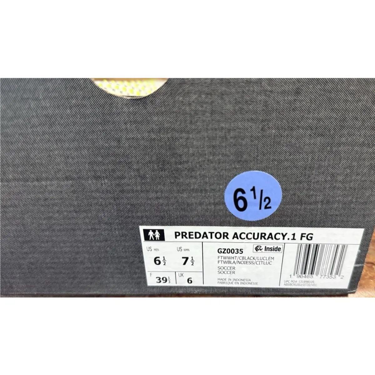 Adidas shoes - adidas Predator Accuracy.1 - Predator - GZ0035 - Multicolor (UPC: 196465773532) 6