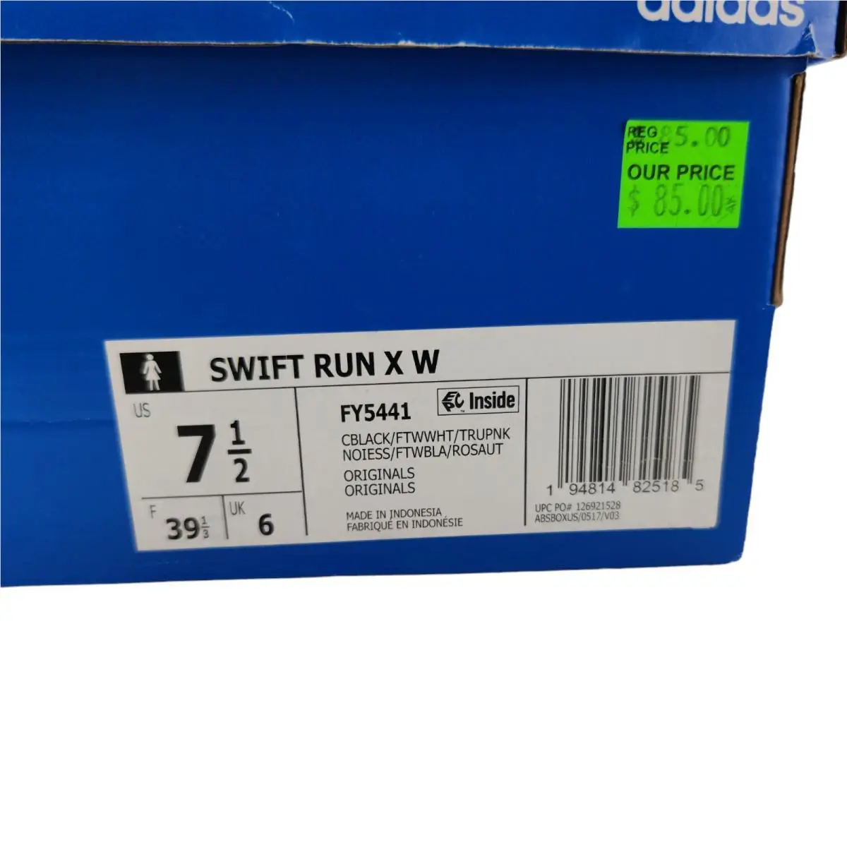 Adidas shoes - adidas Swift Run - Swift Run - FY5441 - Black (UPC: 194814825185) 1