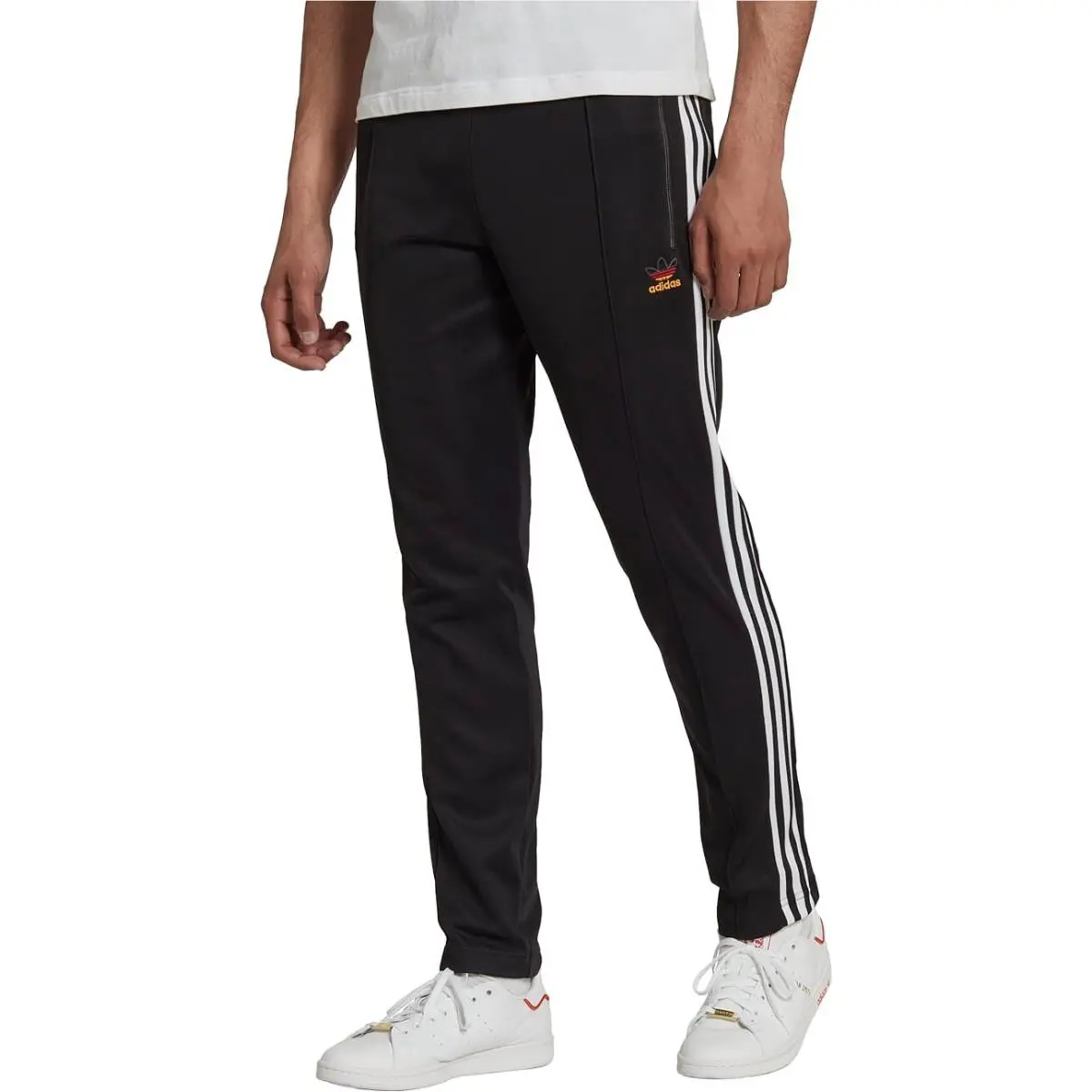 Adidas clothing - adidas Beckenbauer - Beckenbauer - HK4702 - Black, Manufacturer: Team Green, Team Yellow, Bold Blue (UPC: 195745817904) 0