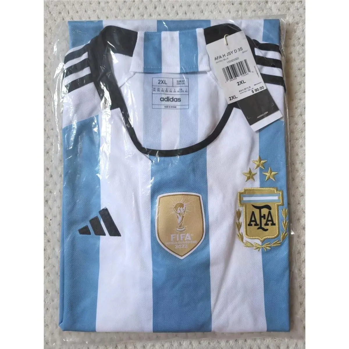 Adidas clothing - IB3597 - DKD76 IB3597 - White / Light Blue (UPC: 196468704465) 1