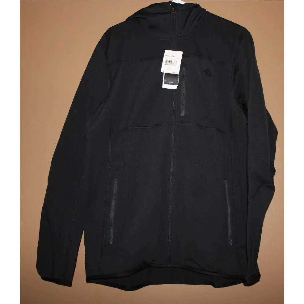Adidas Outdoor Mountaing Glow Fleece Hoodie Black LG