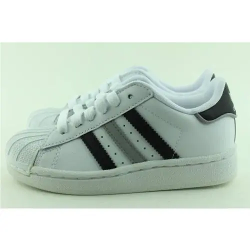 Adidas Superstar 2 C White Aluminum Little Kids Size: 11.0 C Toodler