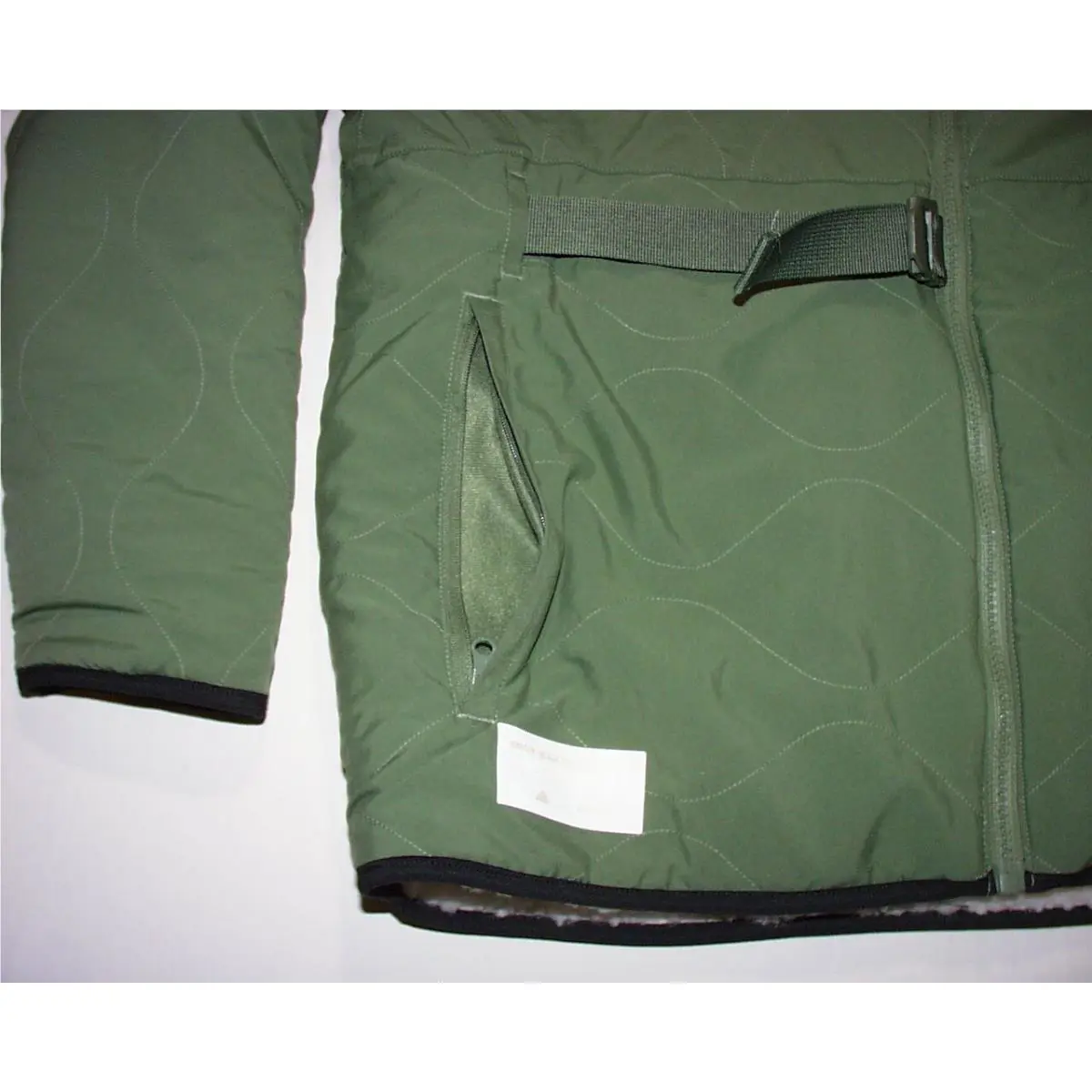 Adidas clothing - ADX SHERPA JKT HF9105 - ADX SHERPA JKT - Cream white/Natural Green (UPC: 195745845402) 0