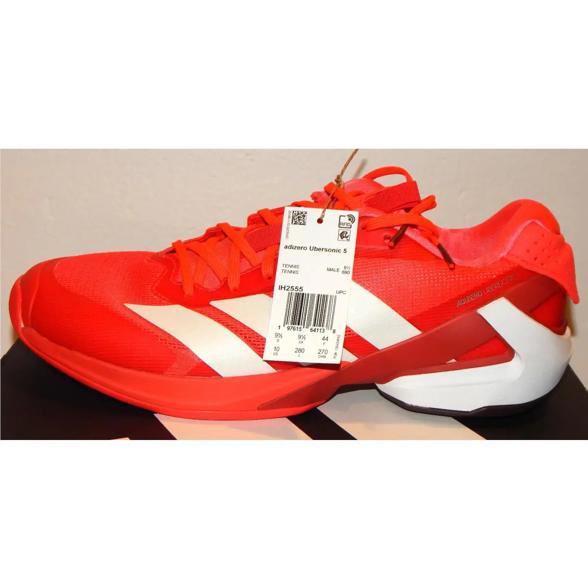Adidas shoes - adidas adizero Ubersonic 5 - adizero Ubersonic - IH2555 - Red, White (UPC: 197615641138) 0