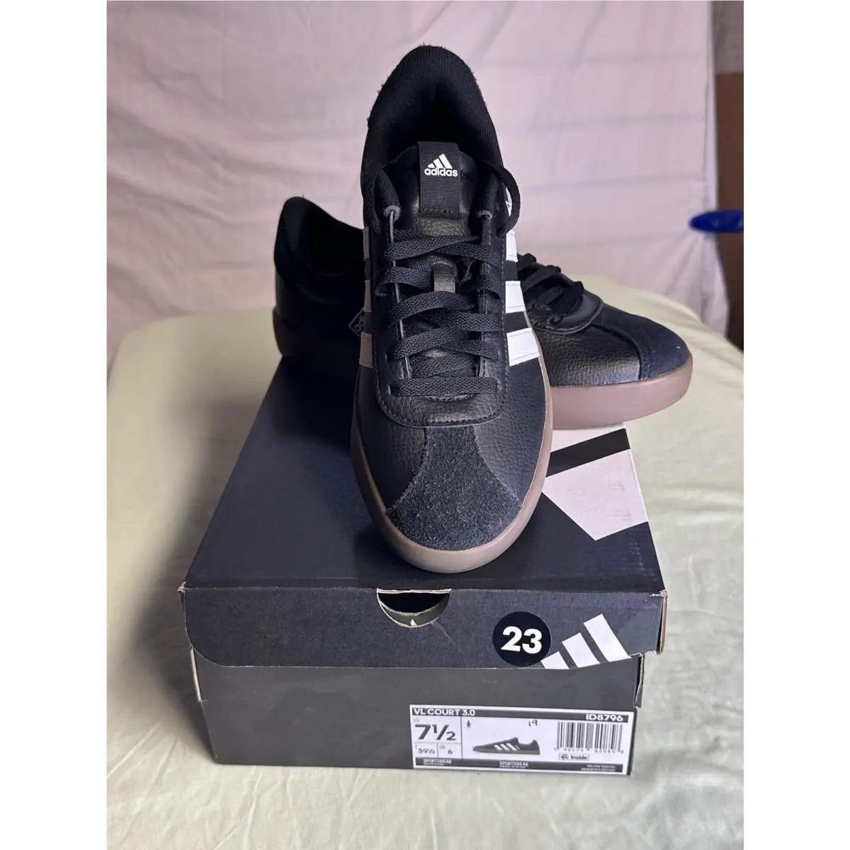 Adidas shoes - adidas VL Court 3.0 - Court - ID8796 - Black 1